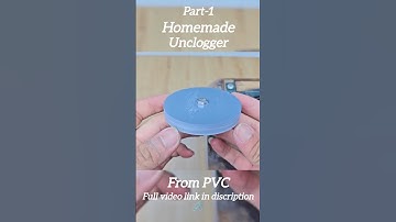 Homemade unclogger from PVC | #diy #diyprojects #inventions #machine #experiment #repair #dcmotor