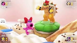 Mario Party Superstars | Birdo vs Rosalina vs Peach vs Waluigi #716 Turns 10 (Player 1)