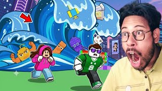 Every Second +1 Speed to Escape Brainrot Tsunami in Roblox😱