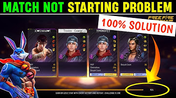 FREE FIRE MATCH NOT STARTING PROBLEM | FREE FIRE LOADING PROBLEM | FREE FIRE |