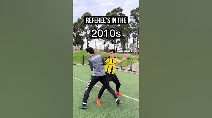 Referee Evolution 😂