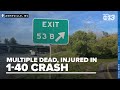 Two teens dead 2 others hospitalized following i40 crash in asheville