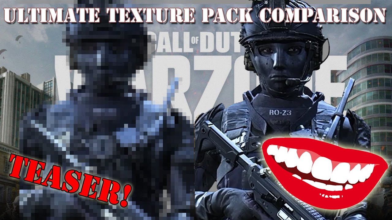 Call of Duty Warzone Operators Comparison Hi-Res texture pack teaser