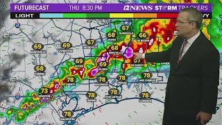 Storms likely late Thursday in SE Texas