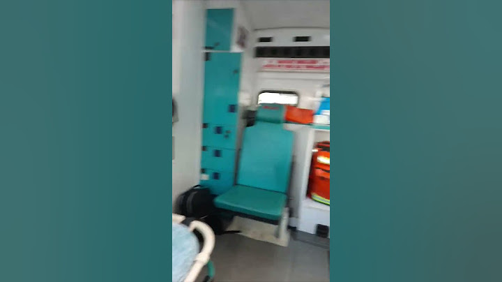 شكل سيارة الاسعاف من الداخل