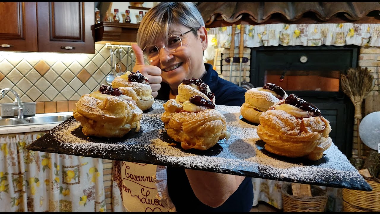 Zeppole fritte e a forno