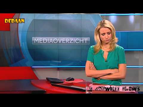 Dionne Stax schrikt tijdens het NOS Journaal | Showbizz Nieuws