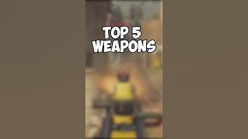 TOP 5 WEAPONS IN BO4! | Call of Duty Shorts
