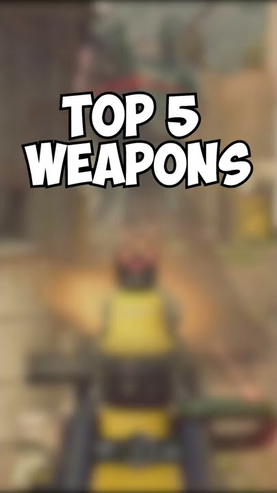 TOP 5 WEAPONS IN BO4! | Call of Duty Shorts