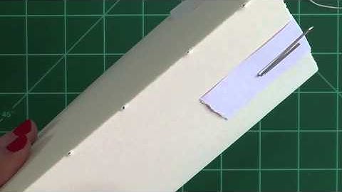 5-hole pamphlet stitch for journals