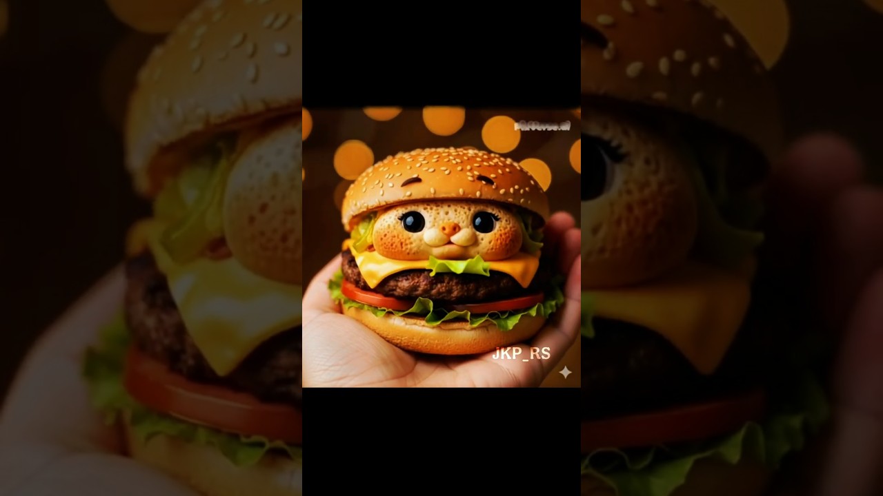 Most Adorable Cat Burger You’ve Ever Seen! 🐱🍔 
