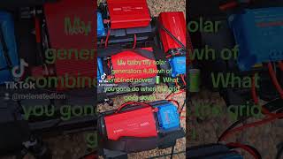 4 ,12V 100amp diy solar generators 🛜 monitoring Victron MPPT Controllers 4.8 Kwh total combined