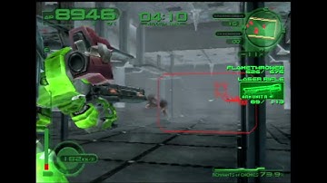 Armored Core 3 - Hard - Mission - Destroy Germ Canisters - S Rank - Part Bonus: KWX-OC-22