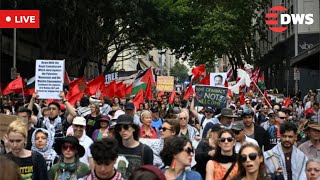 LIVE: Pro-Palestinians Rally in Sydney Over Israel President Herzog’s Visit | AC1Z