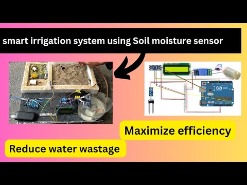 Arduino based smart irrigation system using soil moisture sensor - YouTube