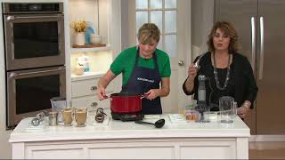 KitchenAid 5 Speed Hand Blender with Attachments and Storage Case on QVC