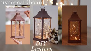 DIY Lantern Using Cardboard | Lantern Making at Home | lantern Wedding  Centerpieces