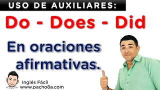 Así se usan los auxiliares DO, DOES y DID en oraciones afirmativas  Modo enfático | Clases inglés