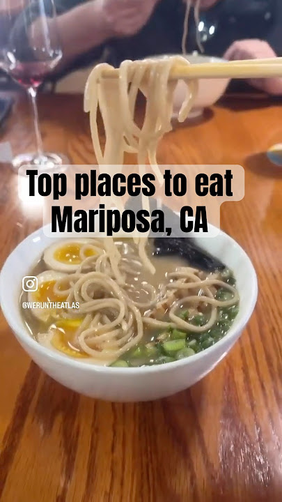 TOP 5 PLACES TO EAT IN MARIPOSA CA! #yosemitenation