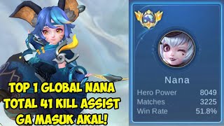 RAJA NANA TOTAL 41 KILL assist gila ga masuk akal hero sampah jadi se op ini