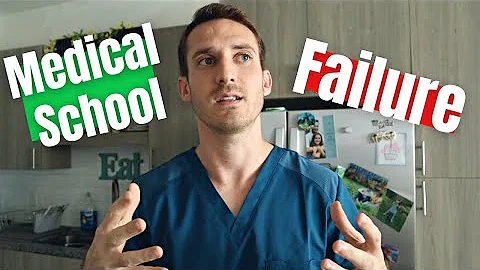 What percentage of people get through med school?