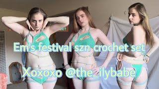 Em’s Spring Inspired Crochet Look | Festival Szn 2024 Holla Xoxoxo