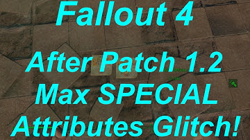 Fallout 4 Max SPECIAL Attributes Glitch After Patch 1.2! SPECIAL Book Exploit! (Fallout 4 Glitches)