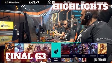 G2 vs XL - Game 3 Highlights | Grand Finals LEC Summer 2023 Playoffs | G2 Esports vs Excel G3