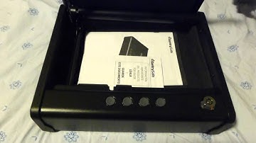 SentrySafe Quick Access Gun Safe Model # QAP1E not so safe