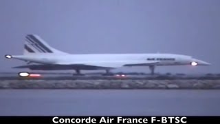 Air France Concorde F-Btsc Take Off From Nice Côte Dazur, France
