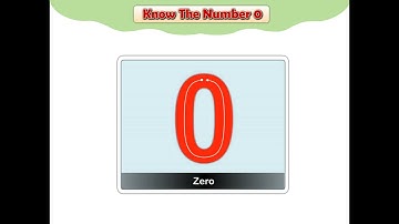 Canvas Maths A | Know The Number 0 | (Part 0) | Animated video
