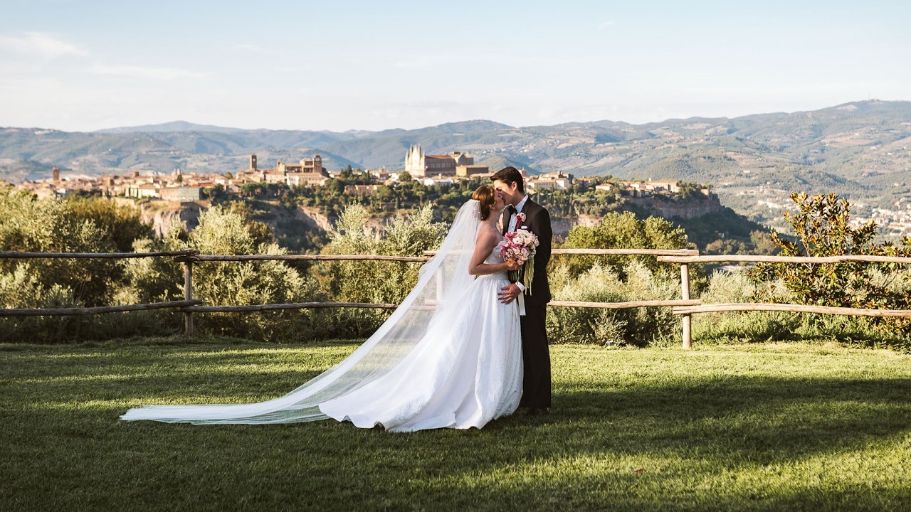 American Destination Wedding at Torre Collevento & Pietra Campana | Luxury Wedding in Umbria, Italy