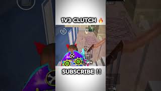 1v3 Clutch | BGMI | #shorts #youtubeshorts #shortvideo #ytshorts #bgmi