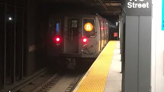 ᴴᴰ MTA Subway: Bronx Bound R68A (B) Train Bypassing The New Cathedral Parkway-110th Street.