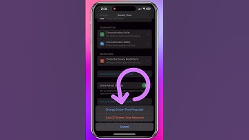 How to Change Screen Time Passcode on iPhone (Quick and Easy!) #shorts #shortvideo #iphone