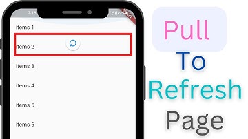 Pull To Refresh A Page | ListView | HTTP GET | Flutter