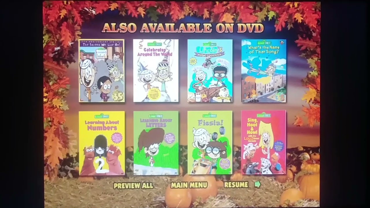 The Loud Street: A Magical Halloween Adventure DVD Menu