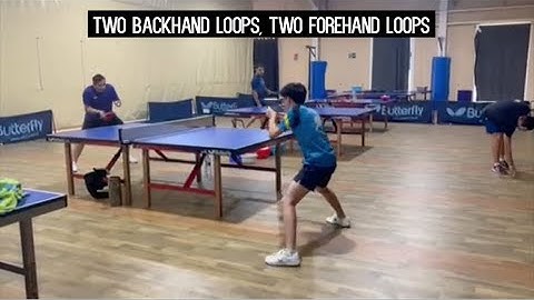 Butterfly Training Tips with Darryl Tsao - Two Backhand Loops & Two Forehand Loops