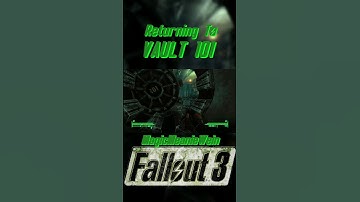 Going Back to Vault 101 in Fallout 3 #fallout #fallout3 #gaming #gameplay