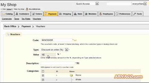 How to setup special promotions in PrestaShop