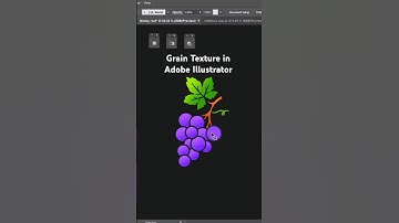 How to add grain texture in Adobe Illustrator #tutorial #adobeillustrator #illustratortutorial