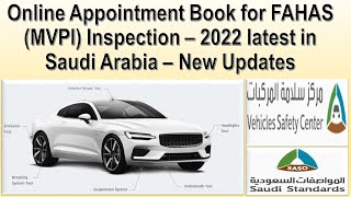 How To Book Online Appointment For Fahas Mvpi Inspection In Saudi Arabia 2022 New Update I Gi Tube