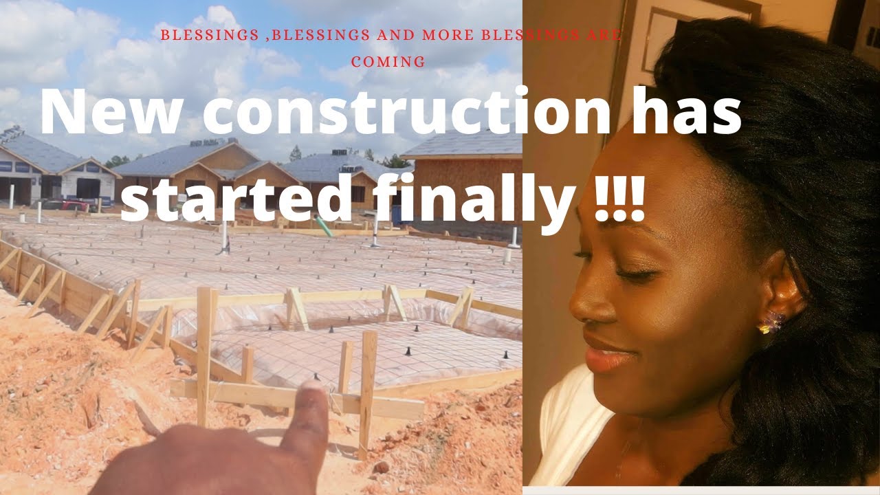 My new home started building /new construction ... Home building ...