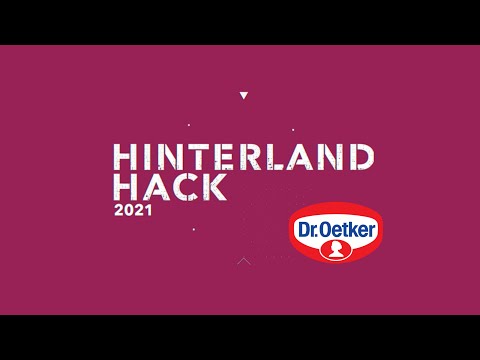 Hinterland Hack 2021 | Dr. Oetker Challenge: Dr. Oetker World 2.0