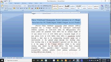 Three Wideband Monopolar Patch Antennas in a Y-Shape Structure for 5G Multi- IEEE PROJECTS 2020-2021