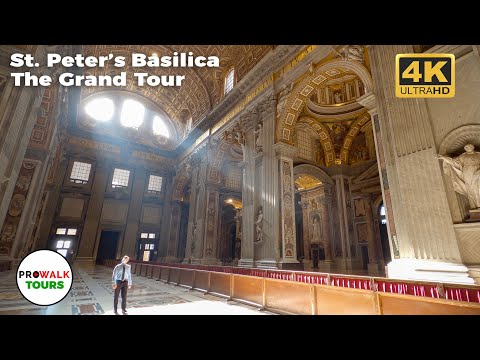 Saint Peter&rsquo;s Basilica 4K Tour - The Vatican - with Captions