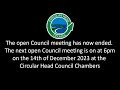 Circular Head Council - November 2023 Ordinary Meeting
