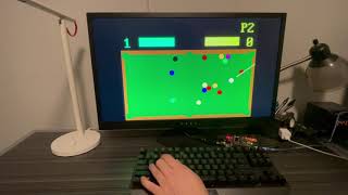 UIUC ECE 385 Final Project Demo: The Pool Game