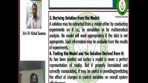 JAYOTI VIDYAPEETH -Methodology and Limitations of O R  video lecture 1