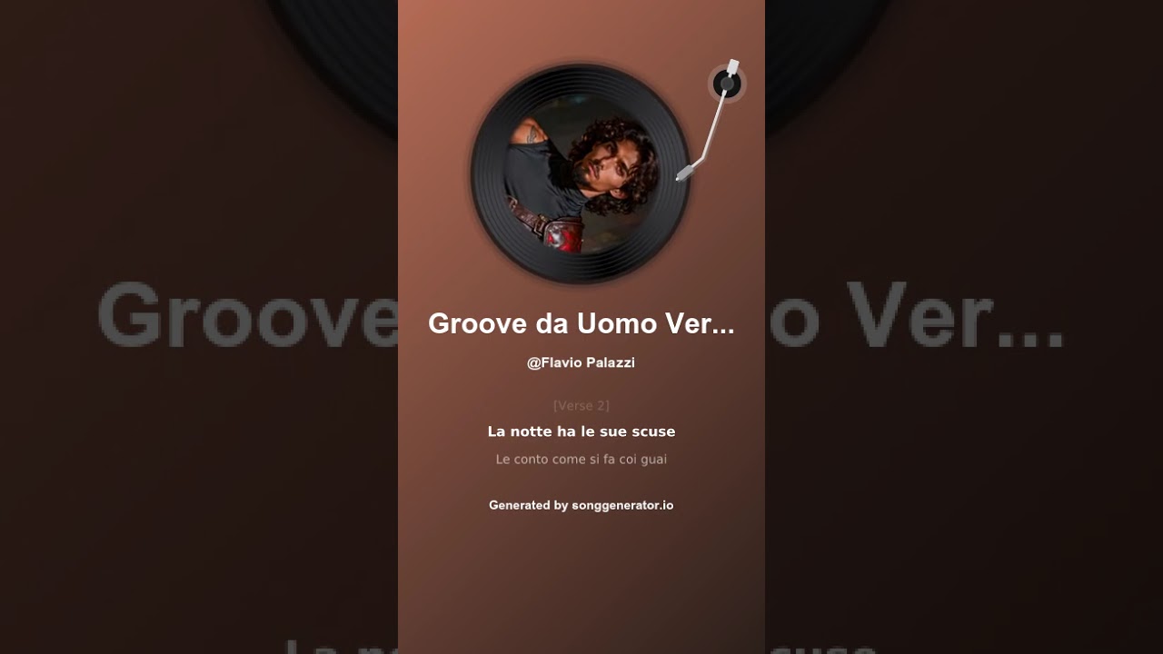 Groove da Uomo Vero